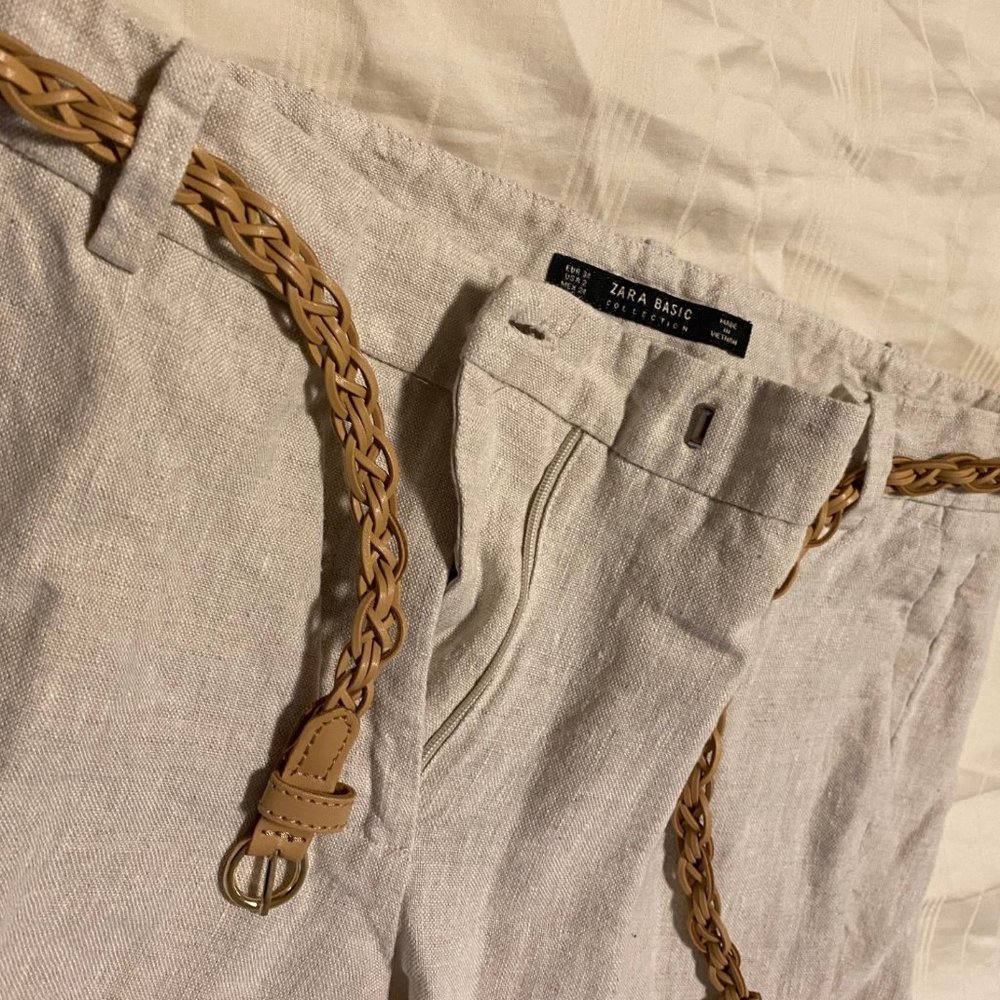 Zara basic Linen pants - Picture 8 of 9